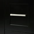 thumbnail image 2 of Ariel Hamlet 49 In. Rectangle Sink Vanity With Carrara White Countertop In Black, 2 of 10