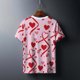 thumbnail image 5 of Xuyuer Valentine's Day Women's Tshirts Holiday Party Funny Costume 3D Print Funny Tuxedo Graphic T-Shirt Novelty Short Sleeve Crewneck Shirt Circus Costume Showman T-Shir, 5 of 9