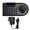 Black - UK Plug, variant on M Buder PTZ Camera Controller Keyboard 3D Joystick Multifunctional Control 32 DVR 256 Dome LCD Screen RS485 232 Interface Black US Plug (11.02 inches / 28 cm)