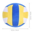thumbnail image 2 of Pelota de voleibol de peluche, juguete de voleibol para niños, juguete de voleibol para sofá cama, 2 of 7