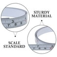 thumbnail image 3 of FOMIYES Metric Woodworking Ruler Sticky Ruler Fitness 200.00X1.10X0.10CM White, 3 of 8