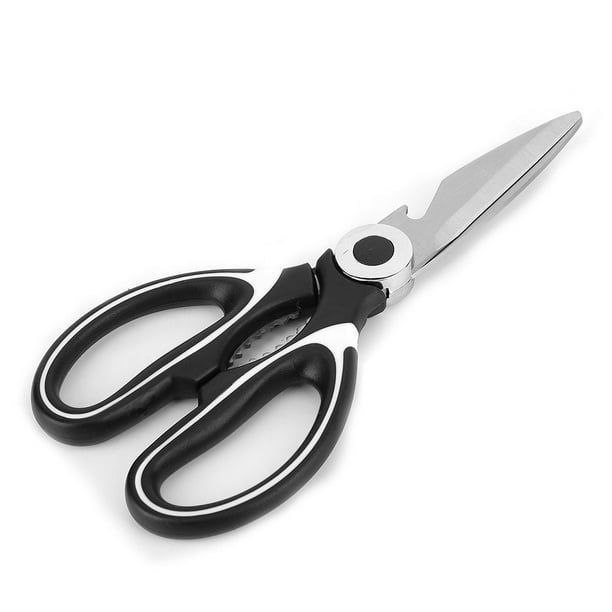 Tijeras de Cocina, Tijeras Multifuncionales, Tijeras de Cocina Multifuncionales y Resistentes, Tijeras de Cocina, Tijeras de Acero para Pamosos de Cocina, Nogal, Nogal