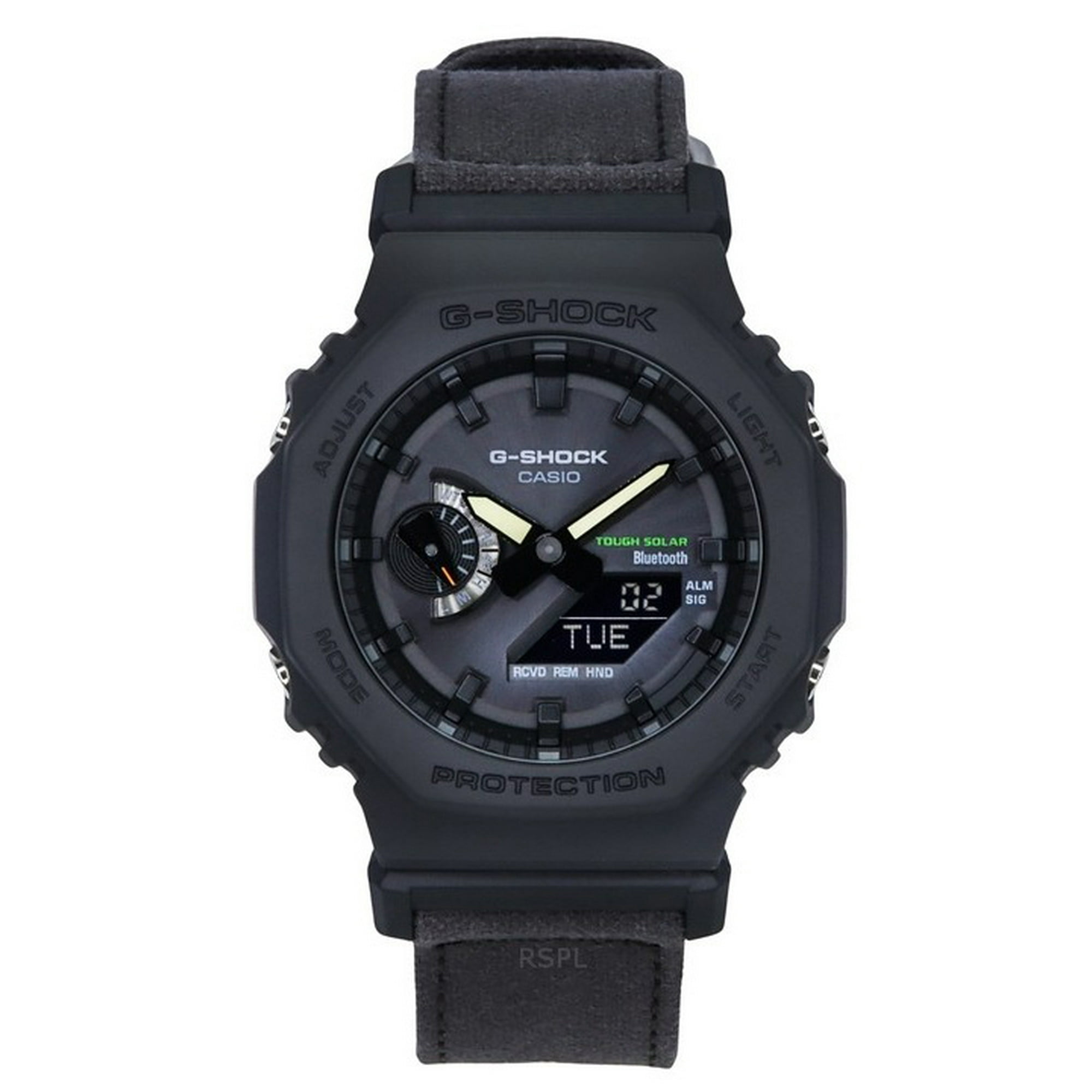 Casio G Shock Analog Digital Smartphone Link Bluetooth Black Dial Tough Solar GA B2100CT 1A5 200M Men s Watch Walmart