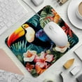 thumbnail image 2 of Toucan Desk Pad Mousepad, Square 8.3x9.8 Inch Non-Slip Rubber Bottom Printed Desk Mat, Suitable for Office and Gaming, 2 of 6