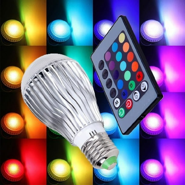 Color Changing LED Light Bulb with Remote Control8 Pack