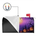 thumbnail image 2 of Halloween Castle Evil Pumpkin Purple Spooky Mailbox Covers,Magnetic 18x21 Inch Mailbox Wrap Waterproof Durable Halloween Post Letter Box Covers for Garden Outdoor Decor, 2 of 5
