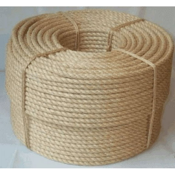 1/4" x 2500' Sisal Rope Cat Scratching Post Claw Control Toy Crafts Pet