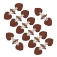 thumbnail image 1 of WRITWAA 8pcs Button For Clothes Secure Fastening Light Brown Acrylic For Jackets Adults, 1 of 8