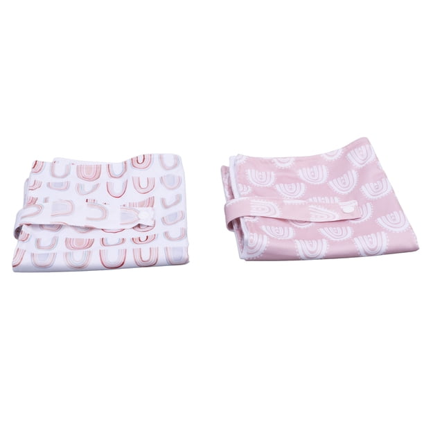 Protector de cama lavable para bebé, 2 piezas, protector de cama impermeable para bebé, protector de cama impermeable para bebé, protector de cama lavable para bebé elaborado con cuidado