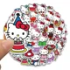 thumbnail image 4 of 50 pegatinas de la serie Sanrio Hello Kitty Kuromi, bonitas pegatinas multiusos, impermeables, decorativas, para refrigerador y ordenador, 4 of 5
