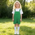 thumbnail image 2 of ANINEO Boys Candy Color Suspenders Outfit Sets Casual O-Neck Short Sleeve T-Shirts With Romper For Children Kindergarten Performance And School Events Relaxed Fit Toddler Clothing Sets, 2 of 6