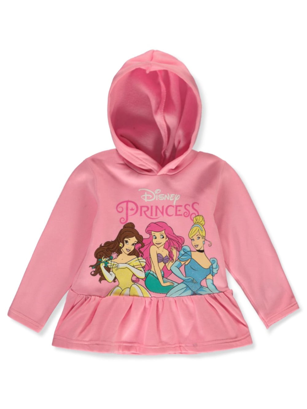 Disney Princess Girls' Smile Hoodie - neon pink, 4 (Little Girls ...