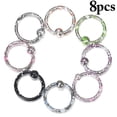 thumbnail image 2 of Nose Ring Stainless Steel 8PCS Dot Nose Cartilage Ring Nose Piercing Jewelry, 2 of 10