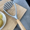 thumbnail image 4 of 1pc, Premium Aluminum Alloy Potato Masher - Effortless Fruit and Vegetable Crusher, Ricer, and Smasher with Non-Slip Handle for Smooth Mashing - Kitchen Essential for Restaurant and Home Use, 4 of 5