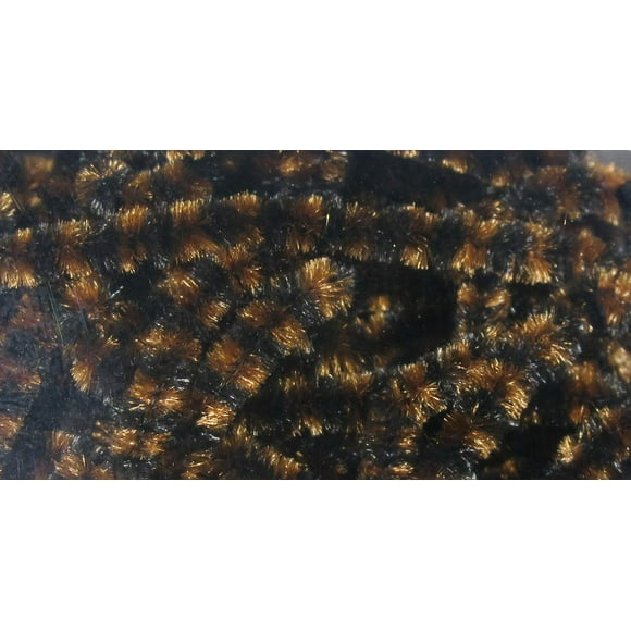 Hareline Dubbin Fly Fish Food Small Stonefly Chenille Black/Brown