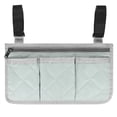 thumbnail image 1 of Bolsa para reposabrazos de silla de playa Uxcell [1-Pack] - Poliéster a prueba de agua con correas ajustables y tira reflectante Playa [Gris], 1 of 1