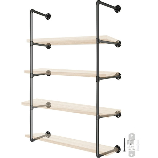 Diy iron sale pipe shelves
