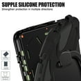 thumbnail image 5 of XYX Case for Samsung Galaxy Tab Active 5 Pro/Active 4 Pro 10.1 inch, 360 Degree Rotating Hand Grip Shockproof Cover with Shoulder Strap, Black, 5 of 7