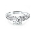 thumbnail image 3 of 1 1/2ct Diamond Heirloom Engagement Ring 14K White Gold, 3 of 4