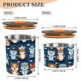 thumbnail image 3 of Car Cat Airtight Coffee Bean Canister 30oz Food Storage Containers with Lids For Gournd, Tea, Sugar, Flour, Rice, Cereal, Candy Cookie Jar, 3 of 8