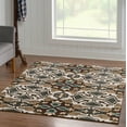 thumbnail image 2 of Linon Home Décor Elegance Area Rug Collection, Gray and Beige, 5' x 7.25', 2 of 4