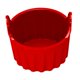 thumbnail image 4 of Molde de silicona para hornear cupcakes y muffins, accesorio para freidora de aire rojo, 4 of 9