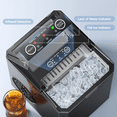 thumbnail image 3 of Philergo Countertop Ice Maker 26 lbs/24h 9 Cubes/6 Mins with Self-Cleaning Bullet Ice Maker for Home Office Bar Party, 3 of 11