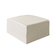 Square Note Pad - Extra Thick 400 Sheets Tearable Blank Memo Pad, Small Khaki & White Notepad for Office Notes, Meeting Shorthand, Drafts, Lists, 3.15 x 3.15 in