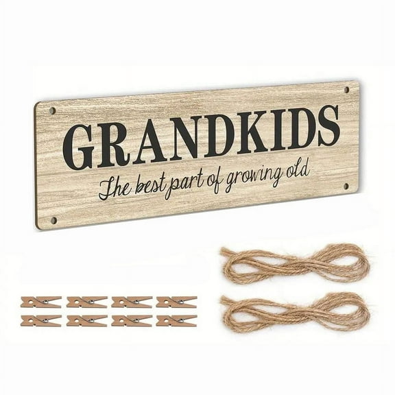 Christmas Gift Photo Wall Photo Frame Wall Hanging Set Wooden Decorations