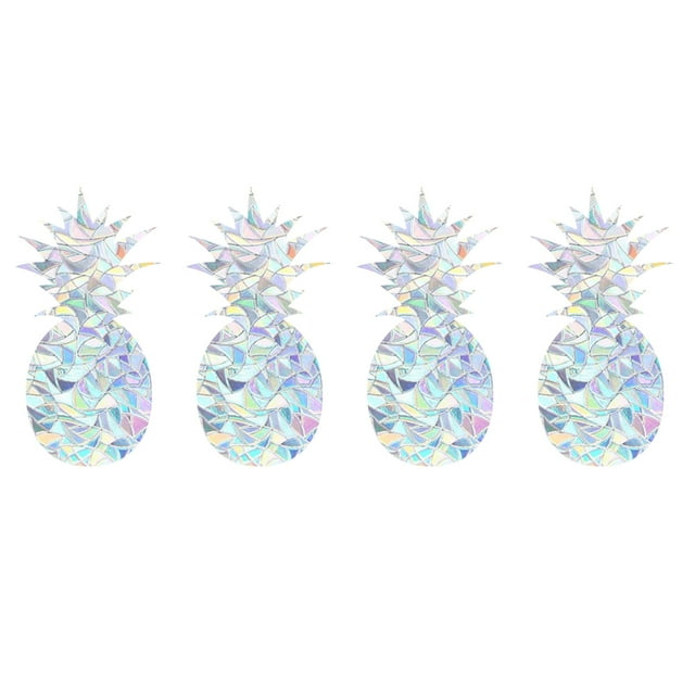 IDEANATEGRATE Calcomanía Para Ventana Con De Refracción Y Estampado De Piña Para