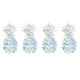 thumbnail image 1 of 4 hojas de exquisitas pegatinas con forma de piña, calcomanías decorativas de refracción para ventanas, 1 of 7