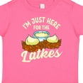 thumbnail image 4 of Inktastic Hanukkah Funny Here for Latkes Boys or Girls Toddler T-Shirt, 4 of 5