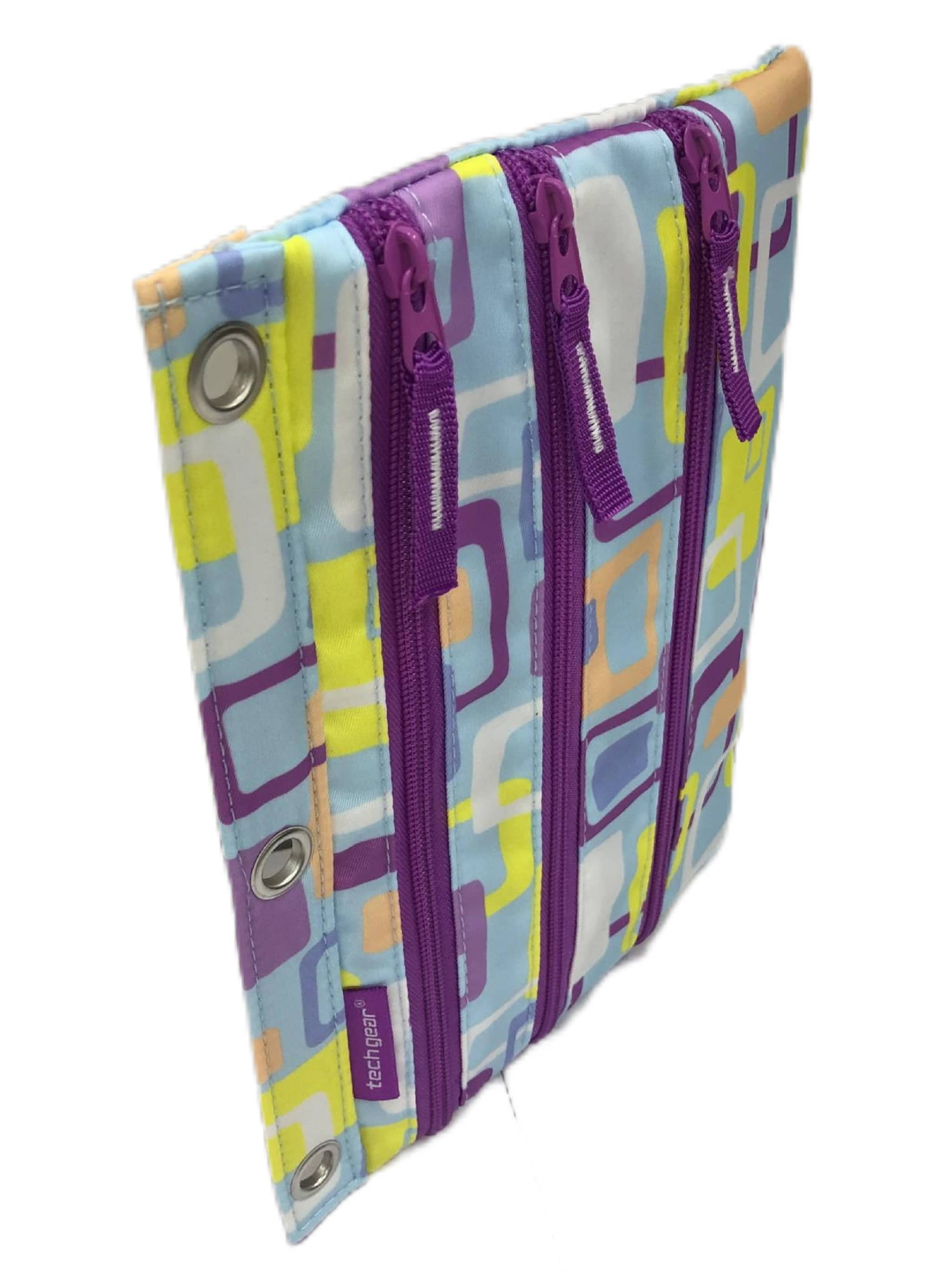 Tech Gear 3 Zipper Binder Pouch