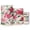 Red Flowers and Leaves, variant on Set of 2 Flameless Candles Lights with Remote Control Flickering LED Candles Electric Candles for Home Decor Parties Vibrant and Colorful Graffiti Patterns