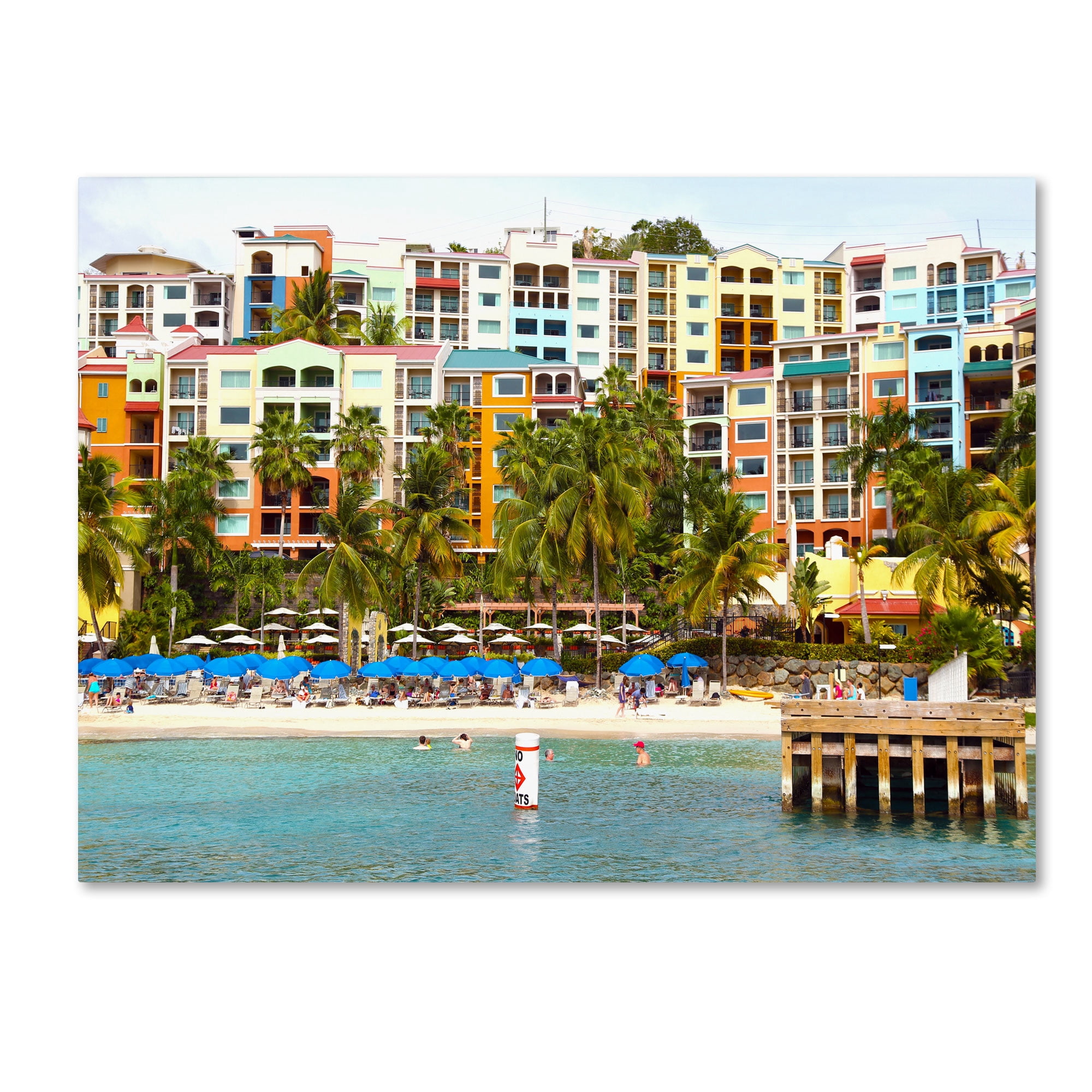 Trademark Fine Art "Virgin Islands 8" Canvas Art by CATeyes