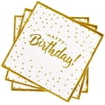thumbnail image 1 of Servilleta de papel plegable de 3 capas, vajilla desechable, vajilla para aniversario de cumpleaños, 1 of 5