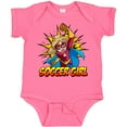 thumbnail image 3 of Inktastic Soccer Girl Superhero Girls Baby Bodysuit, 3 of 5