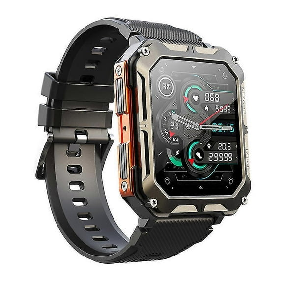 Military Smart Watch For Men(answer/make Calls) Rugged Tactical Fitness Tracker Banmo