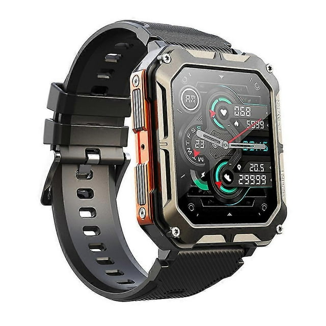 Military Smart Watch For Men(answer/make Calls) Rugged Tactical Fitness Tracker Banmo