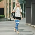 thumbnail image 6 of Bubbles Blue Womens Thigh High Stocks Over Knee High Socks Thigh Tigh Boot Stockings, 6 of 7