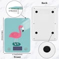 thumbnail image 2 of Flamingo in Blue Food Scale Digital Kitchen Scale Waterproof Tempered Glass Tare Function 11 lb for Baking Cooking Meal Prep, 2 of 7