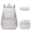 Daisy A/Gray, variant on Gray Daisy School Backpacks Set for Teen with Lunch Bag Water Resistant Lightweight Large Books Bag for Middle School