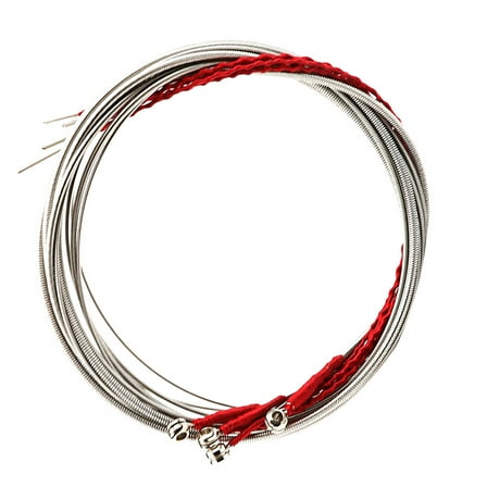 TEHAUX 4Pcs Short Scale Flatwound Bass Guitar Strings Set for Rock Music and Performance Accessories