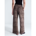 thumbnail image 3 of Scoop Women's and Women's Plus Scubaknit Wide Leg Tie Waist Seamed Pants, Regular, Short Lengths, Sizes XS-4X, 3 of 5