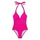 thumbnail image 4 of MKLEKYY Trajes De Baño Dama Women 1 Piece Swimwear Sexy Mesh Swimsuit Push Up High Waisted Bathing Suit Training Swimwear Bathing Sport Control Swimsuit Swimwear, 4 of 6