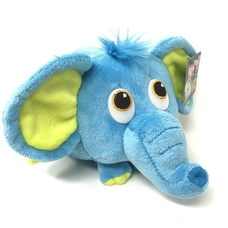 Aurora Cuby Zoo Elio Blue Elephant Small Plush 5"