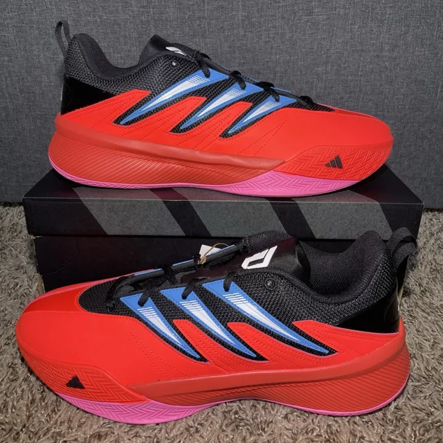 Adi-das Dame Certified 3 Low Shoes Men's Size 11 Solar Red Black White IH8464