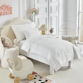 thumbnail image 1 of Juego de Ropa de Cama para Niños Pequeños UOZZI 5 Piezas Blanco Suave, 1 of 9