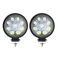 thumbnail image 7 of Led Round Light Bar 2PCS 4" 140w 14000LM Flood Light Pod Off Road Fog Driving Roof Bar Bumper for Jeep, SUV Truck, Hunters, ATV, 7 of 7