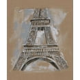 thumbnail image 2 of Harper, Ethan 20x23 Black Ornate Wood Framed with Double Matting Museum Art Print Titled - Brushwork Architecture Study II, 2 of 4